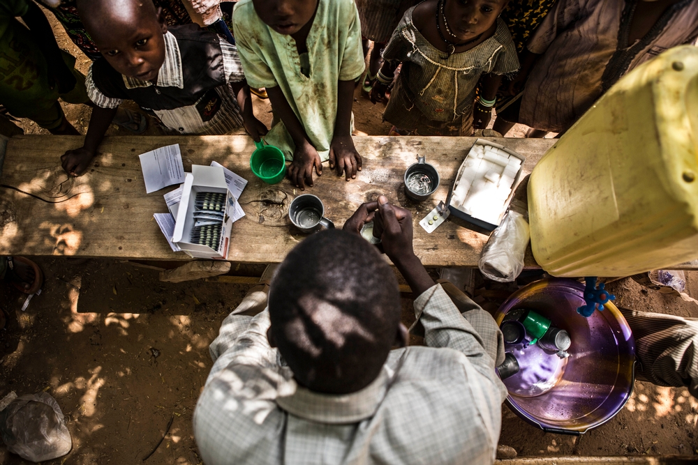 국경없는의사회가 계절성 말리리아 화학예방요법(SMC)을 진행한 니제르 툰파피 마을 ©Juan Carlos Tomasi/MSF