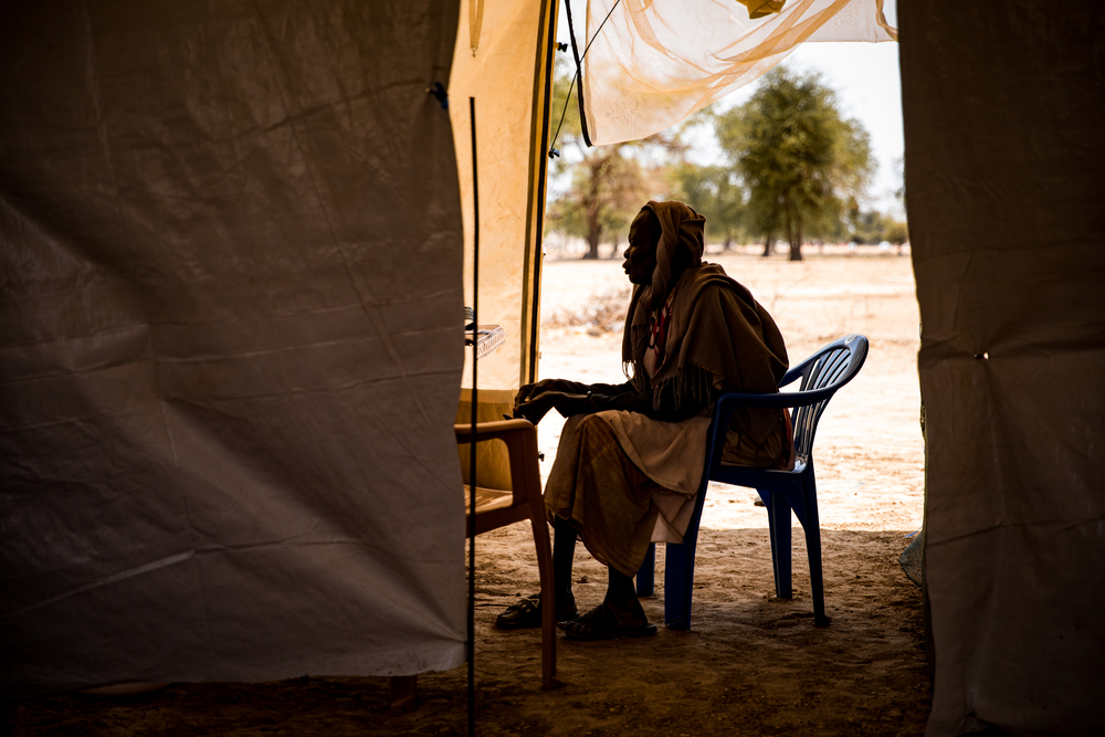 곰고이(Gomgoi) 난민캠프의 국경없는의사회 이동진료소에서 진료받고 있는 환자. ©Scott Hamilton/MSF  