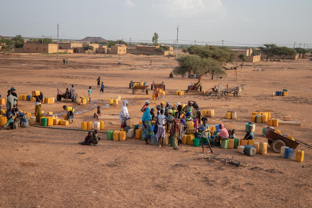 지보의 식수 공급소 ©MSF/Mack Alix Mushitsi