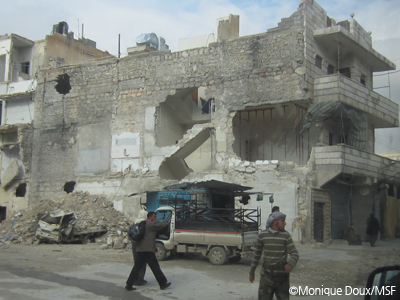 공습으로 폐허가 된 알레포의 모습 (2012년 12월)