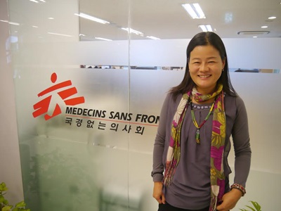 국경없는 의사회, 한국 사무소를 찾은 이영수 선생님