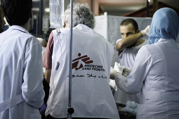 시리아 내 위치한 국경없는의사회 병원 응급실 (2013년 7월) ©Robin Meldrum/MSF