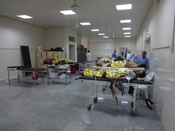 아덴에 위치한 국경없는의사회 외과 병원 ©MSF