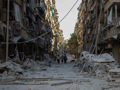 시리아 분쟁 6주년 이미지
