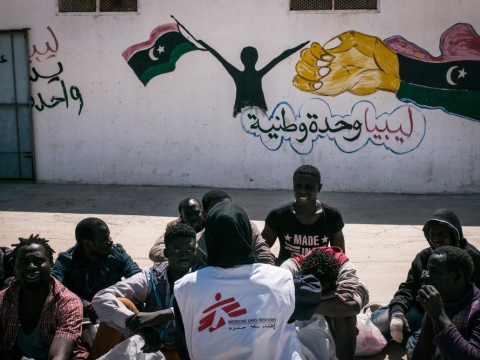 리비아: 트리폴리에 구금된 이주민•난민에게 의료 지원을 지속하는 국경없는의사회
