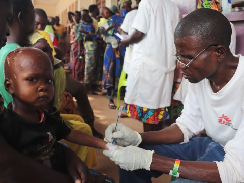중앙아프리카공화국: 접근성 개선으로 말라리아, 영양실조 환자가 급증한 보상고아 병원