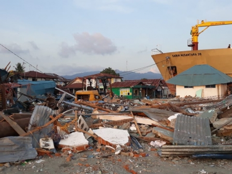 인도네시아: 술라웨시 지진, 쓰나미 피해에 대응하는 국경없는의사회